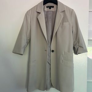 Elizabeth and James grey blazer